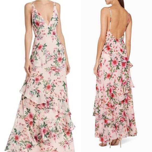 NWT Fame & Partners The Delaney Dress US 6 Floral Fairy Romantic Cottagecore - Picture 1 of 11